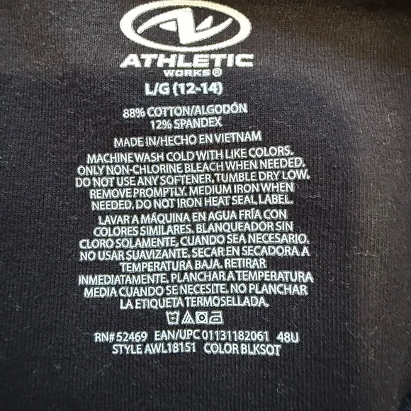 Athletic Works Black Leggings - Picture 5 of 6